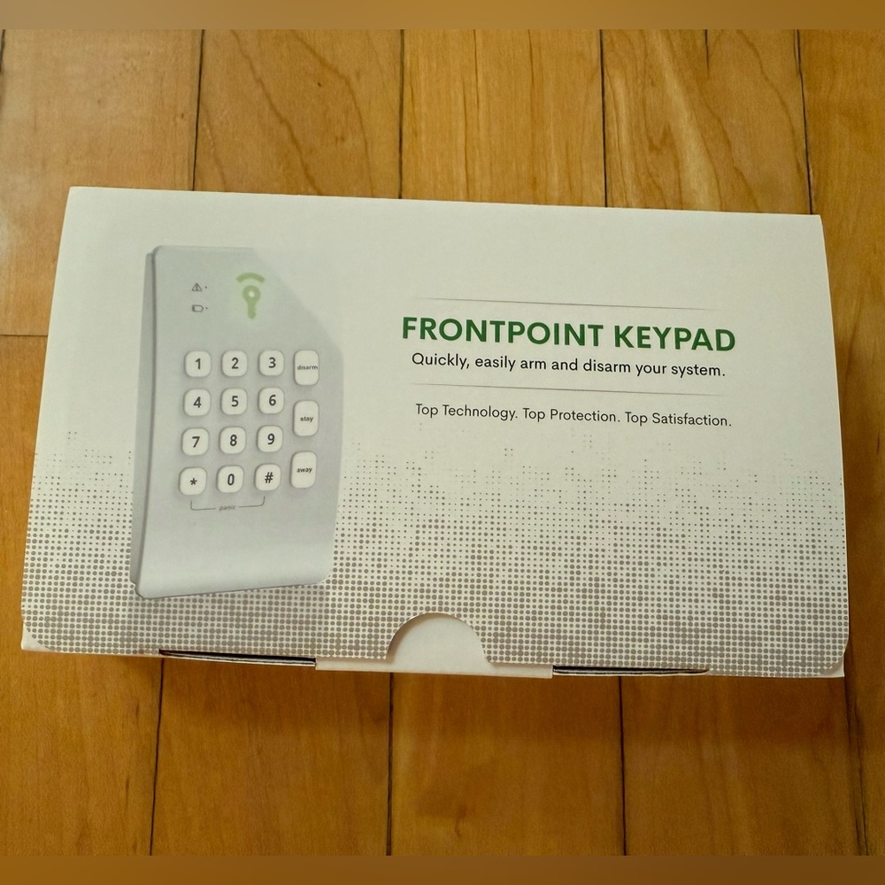 NWT Frontpoint White Security Keypad and 3 Door / Window Sensors
